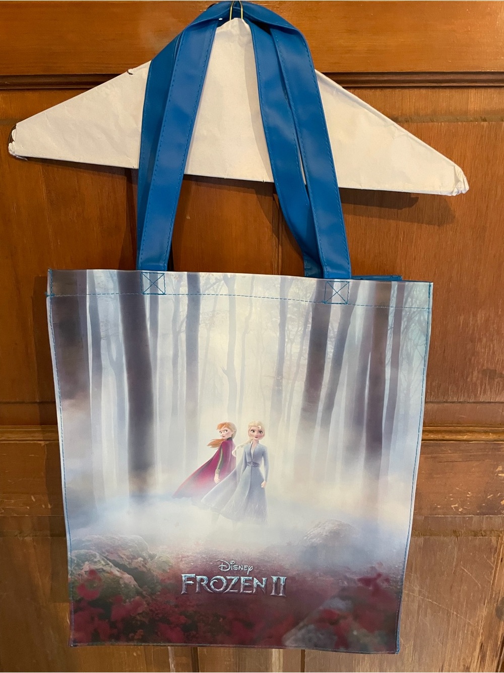 Disney Frozen II Blue Handle Printed Tote
